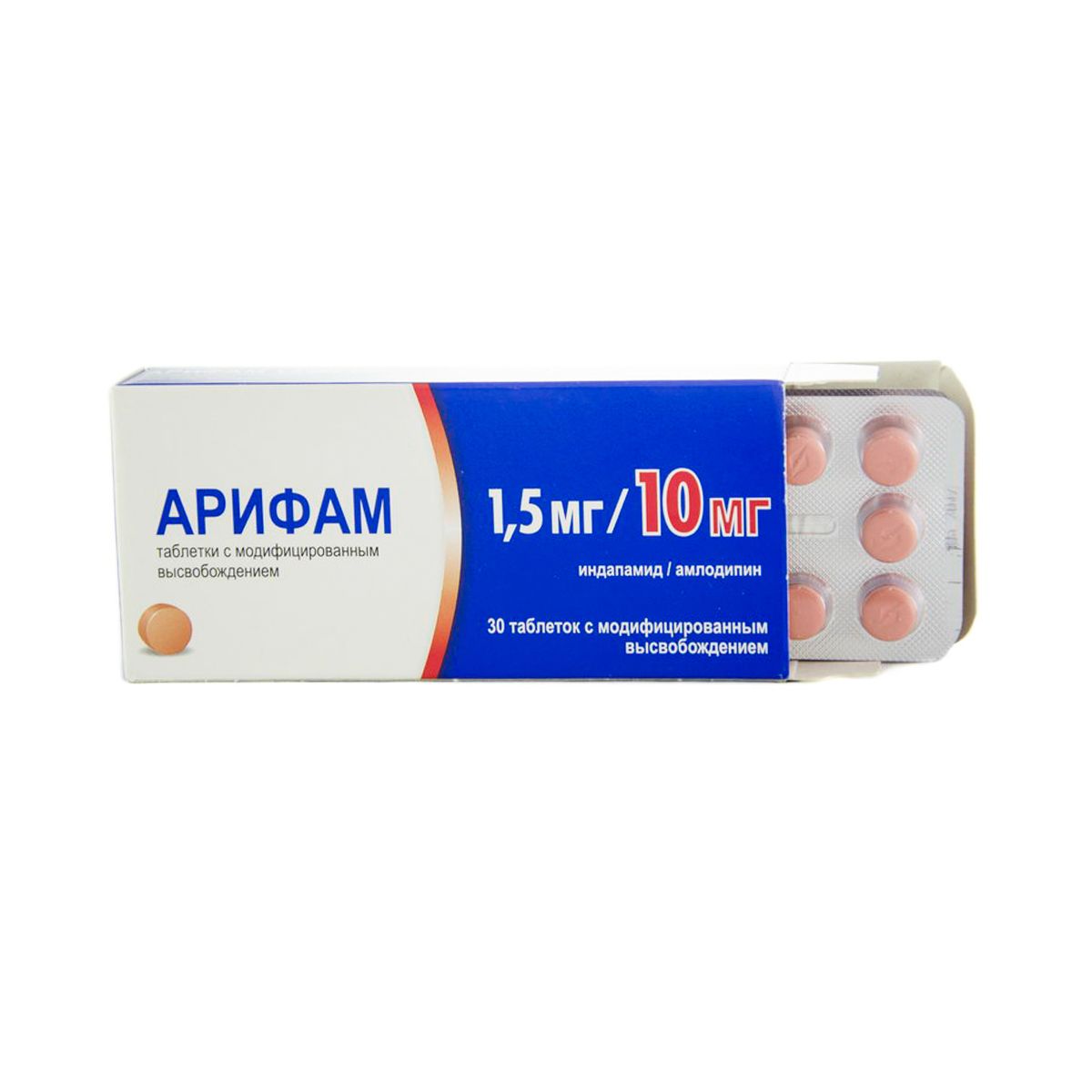 არიფამი - Arifam 1.5მგ/10მგ 30 ტაბლეტი