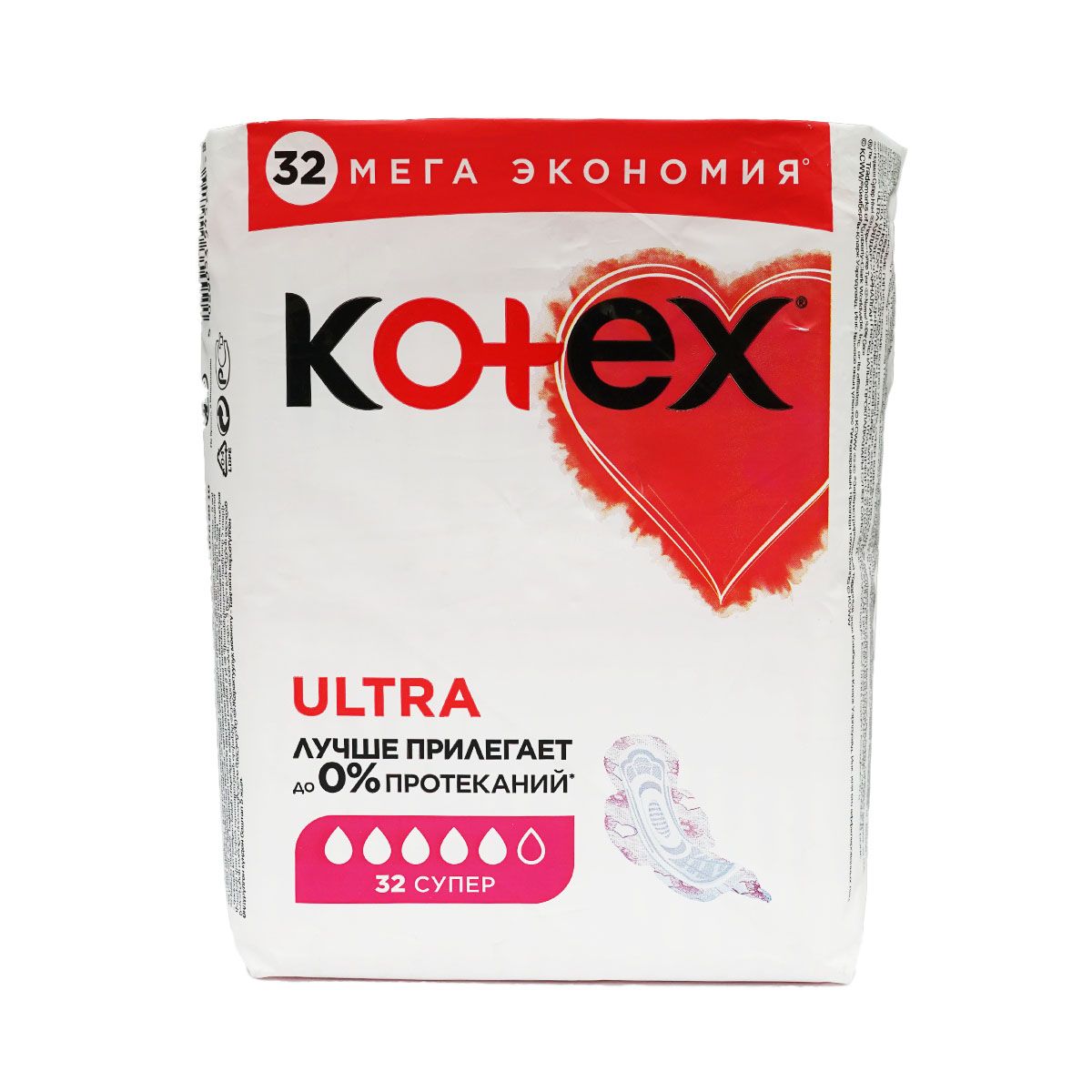 საფენი Ultra 32 ცალი 5714 კოტექსი - Kotex
