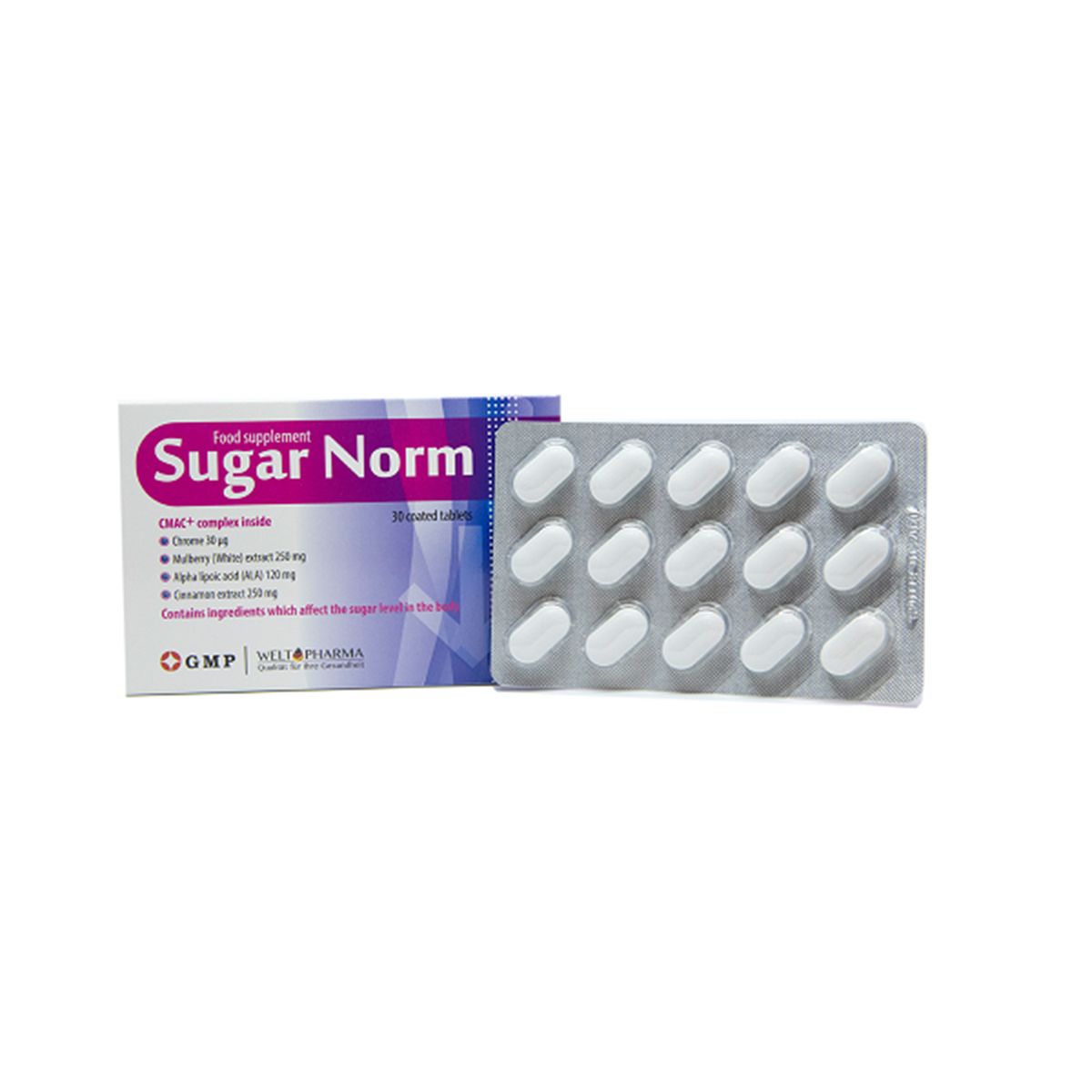 შუგა ნორმი - Shugar Norm 30 ტაბლეტი Gmp