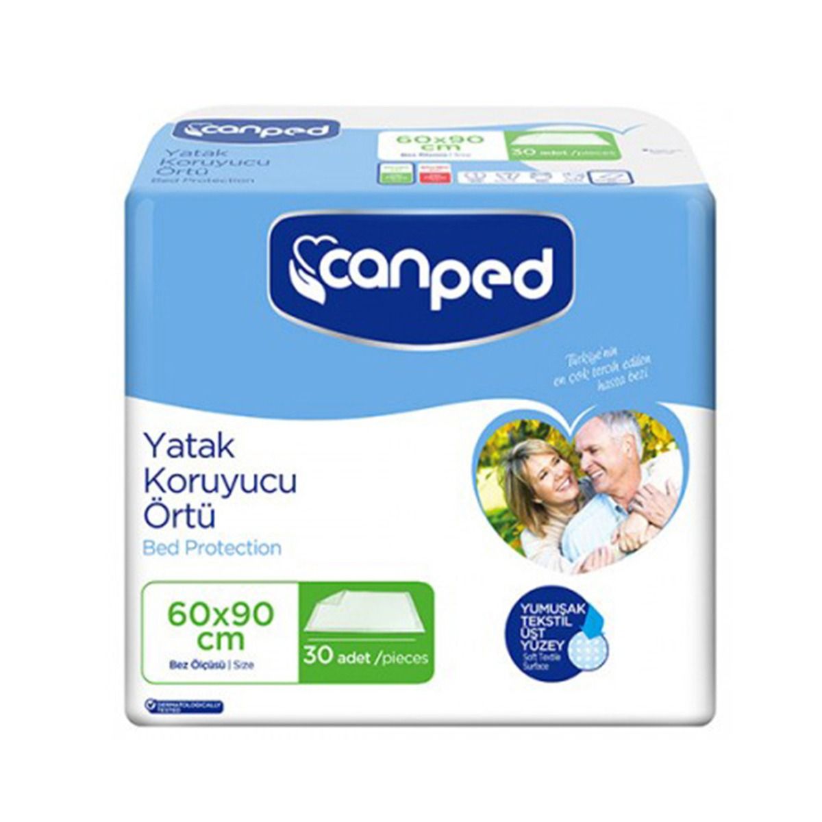ზეწარი 60X90სმ 30 ცალიანი 0264 ქანპედი - Canped