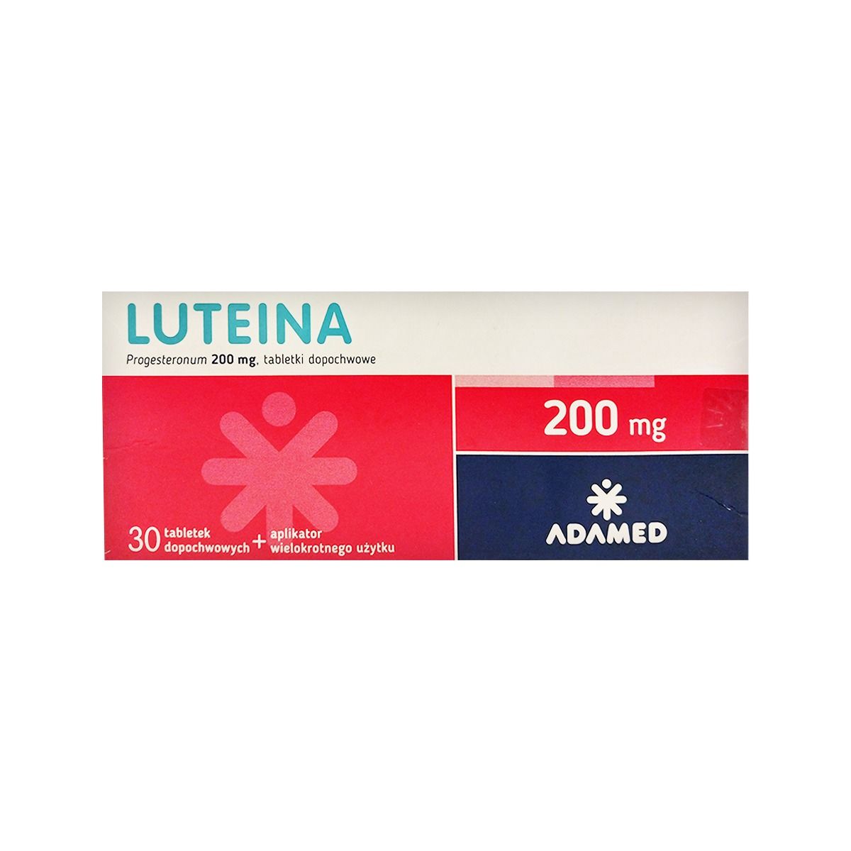ლუთეინა - Luteina 200მგ 30 ვაგინალური ტაბლეტი აპლიკატორით