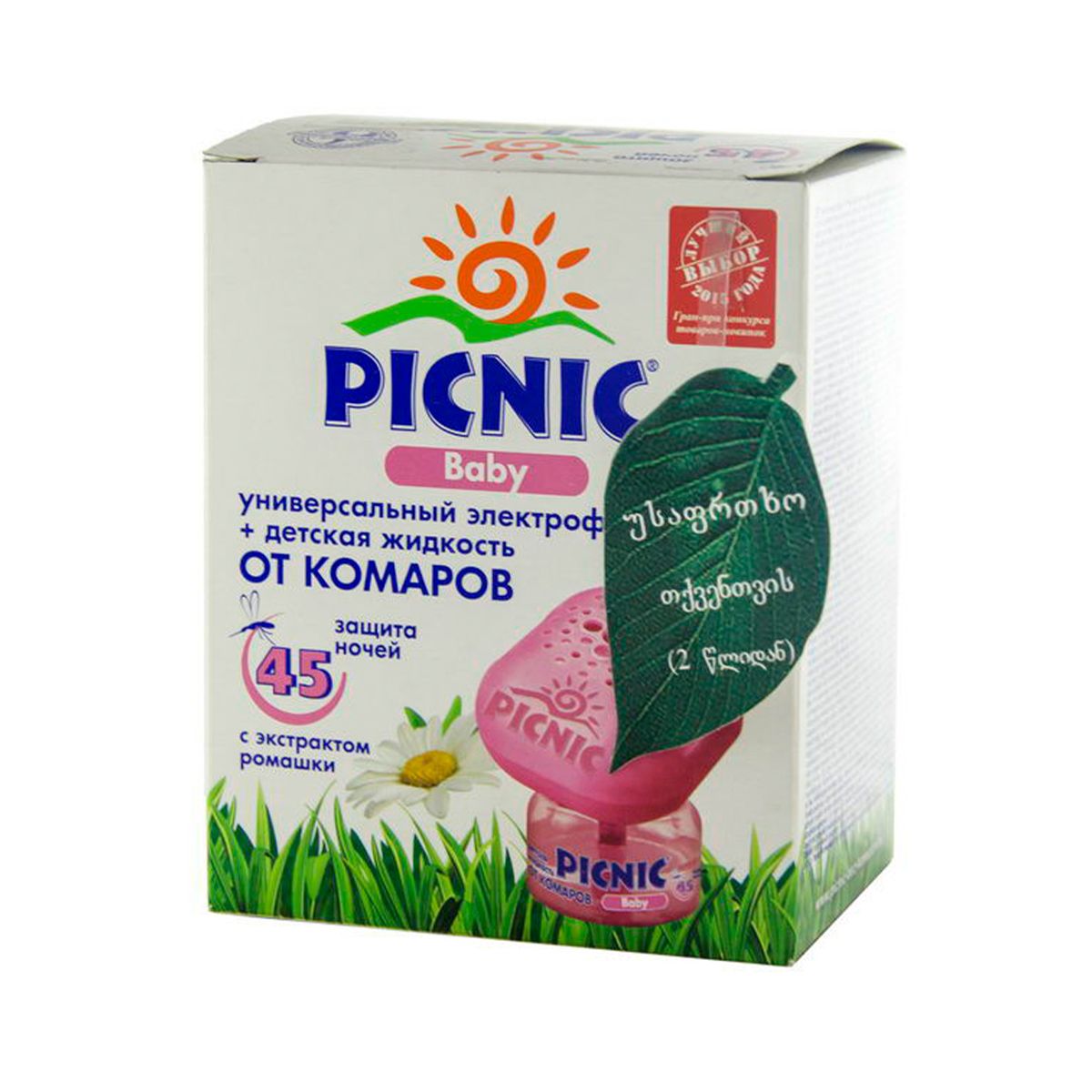 PICNIC - პიკნიკი კოღოს საწინააღმდეგო სათადარიგო სითხე 45დღიანი 3118