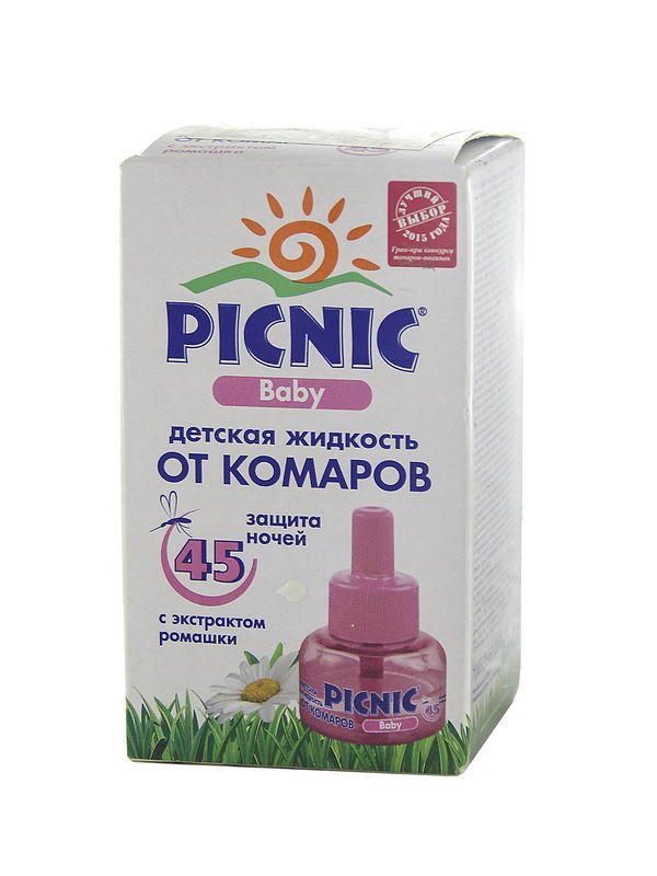 PICNIC - პიკნიკი კოღოს საწინააღმდეგო სათადარიგო სითხე 45 დღიანი 3088