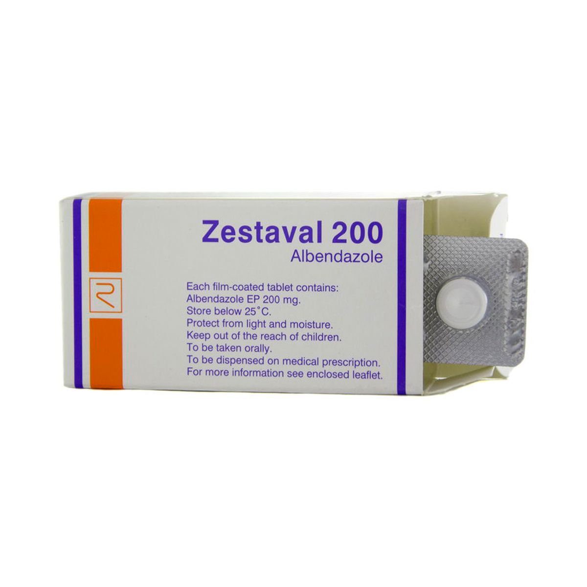 ზესტავალი - Zestaval 200მგ 2 ტაბლეტი