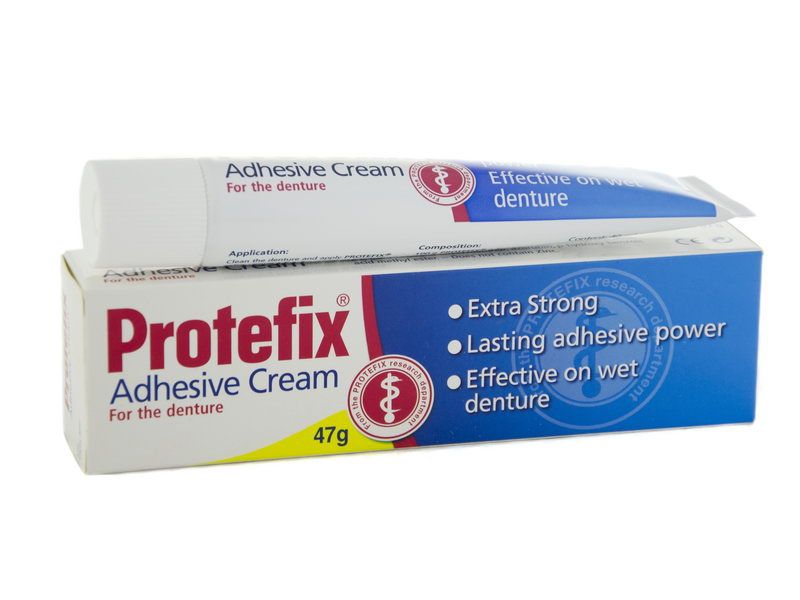 პროტეზის წებო ძლიერი 47გ პროტეფიქს - Protefix