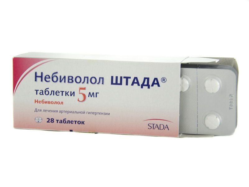 ნებივოლოლი შტადა 5მგ 28 ტაბლეტი