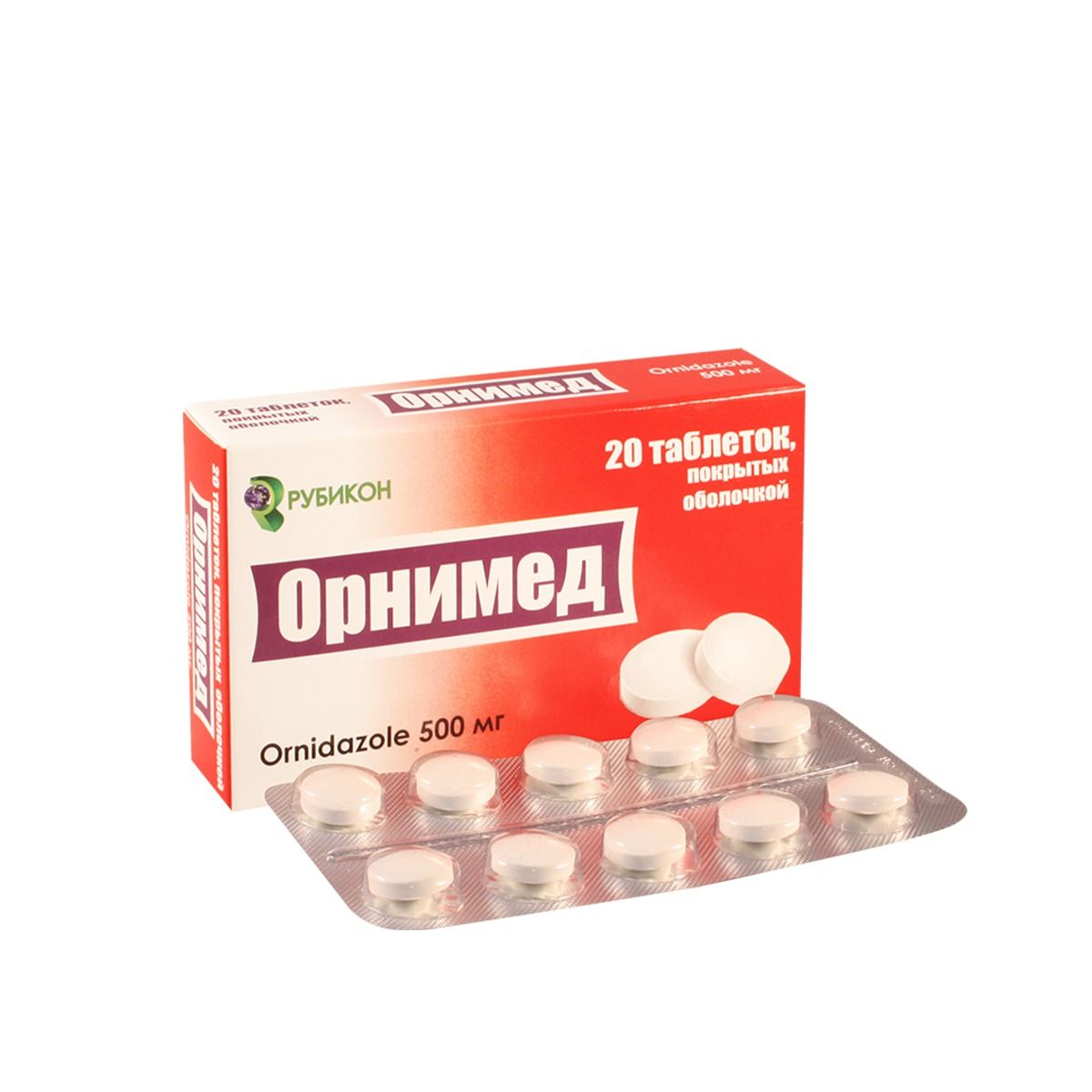 ორნიმედი - Ornimed 500მგ 20 ტაბლეტი