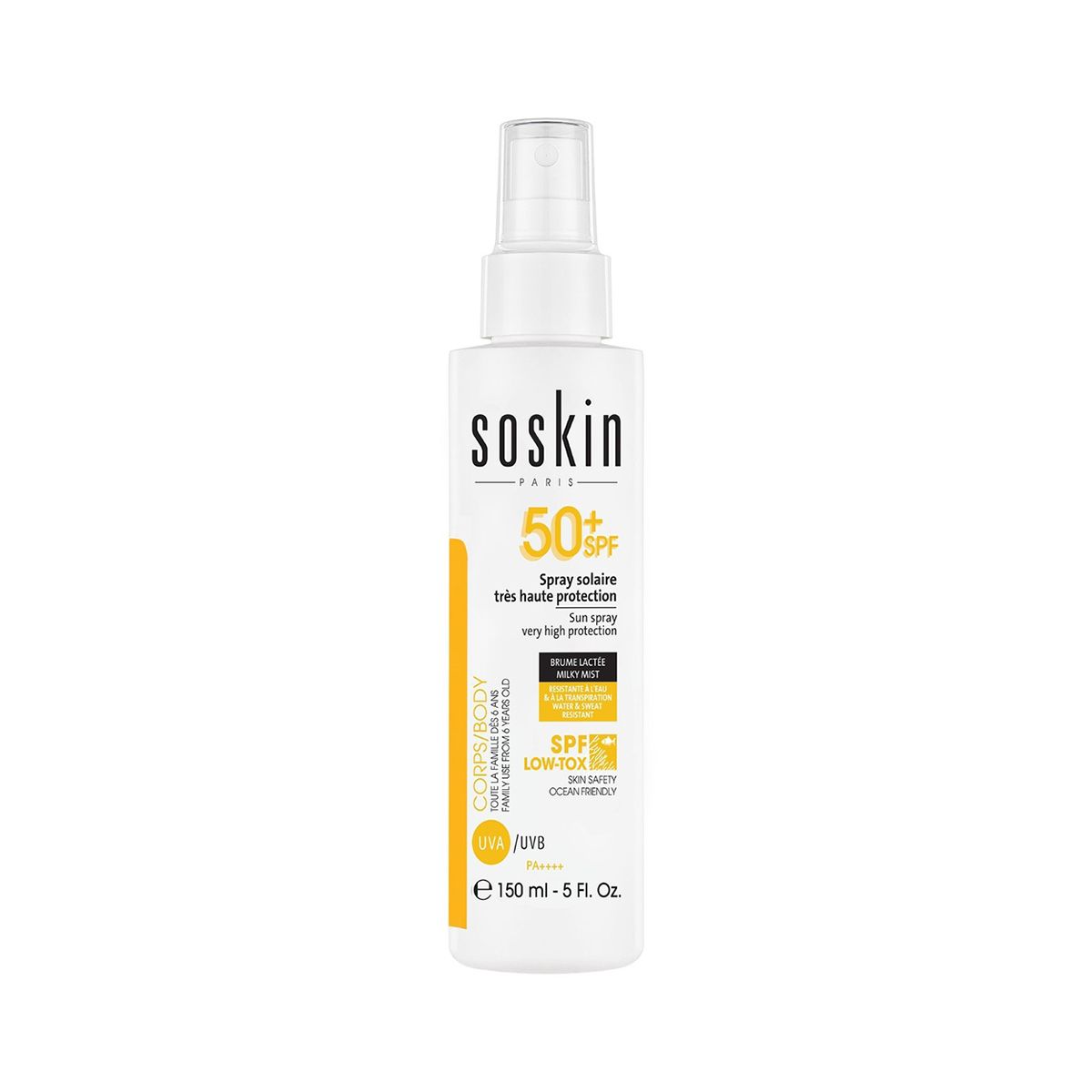 მზისგან დამცავი სპრეი Spf50 სოსკინი - Soskin