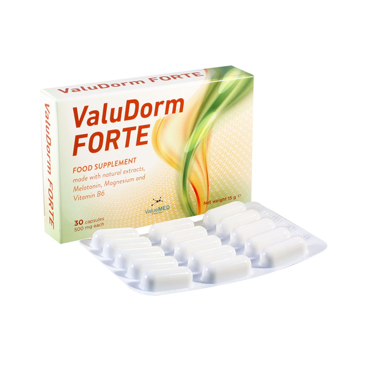ვალუდორმი ფორტე - Valudorm Forte 30 კაფსულა