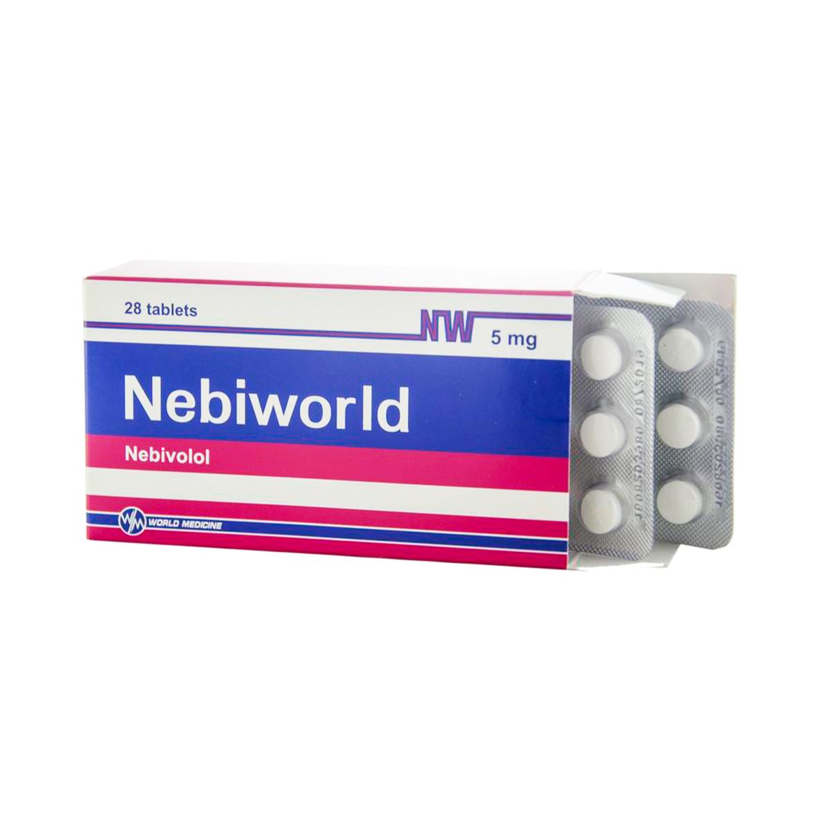 ნებივორლდი - Nebiworld 5მგ 28 ტაბლეტი