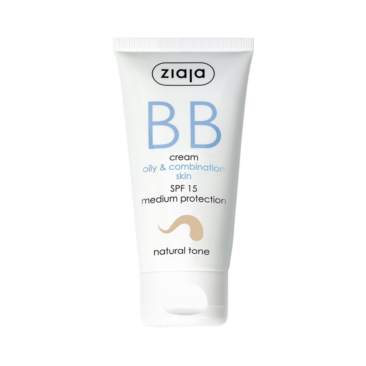სახის BB კრემი ცხიმიანი და კომბინირებული კანისთვის ღია 38351 ზიაია - Ziaja