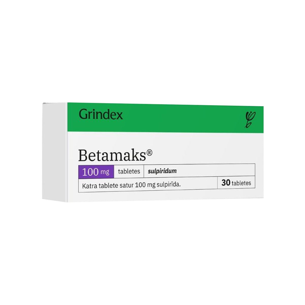 ბეტამაქსი - Betamaks 100მგ 30 ტაბლეტი
