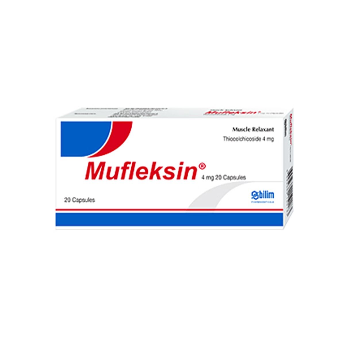 მუფლექსინი - Mufleksin 4მგ 20 კაფსულა