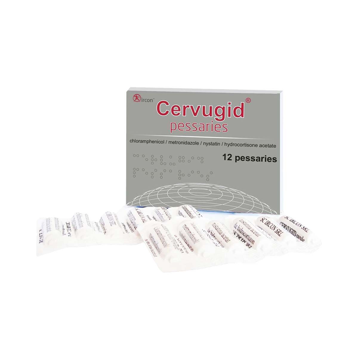 ცერვუჟიდი - Cervugid 12 ვაგინალური სუპოზიტორია