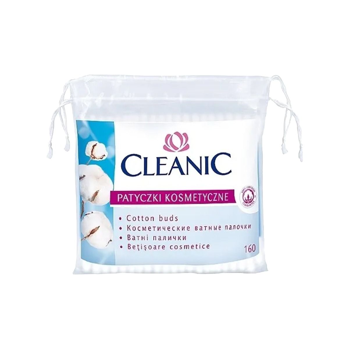 Cleanic - ქლინიკი ყურის ჩხირები 160 ცალი 2581