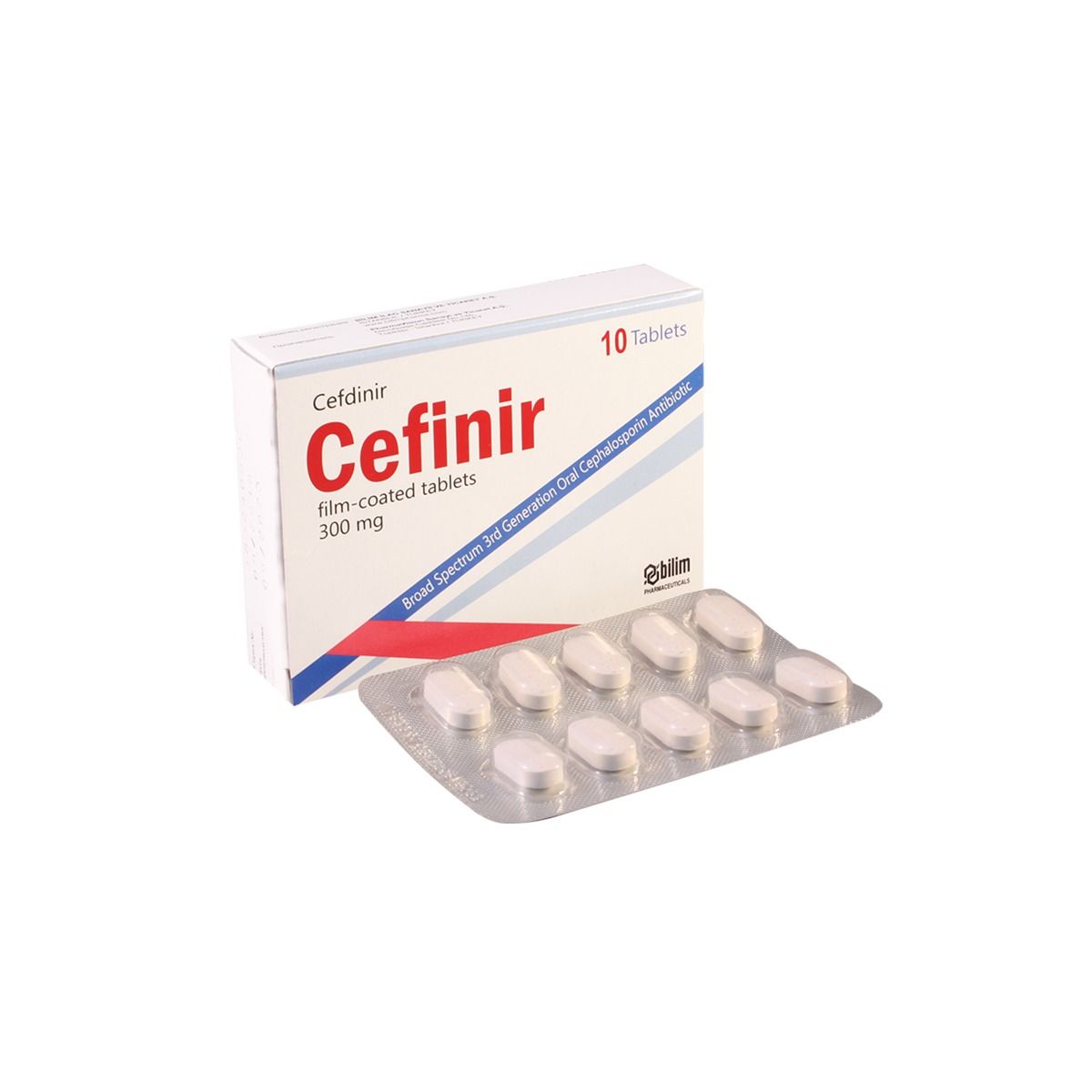 ცეფინირი - Cefinir 300მგ 10 ტაბლეტი