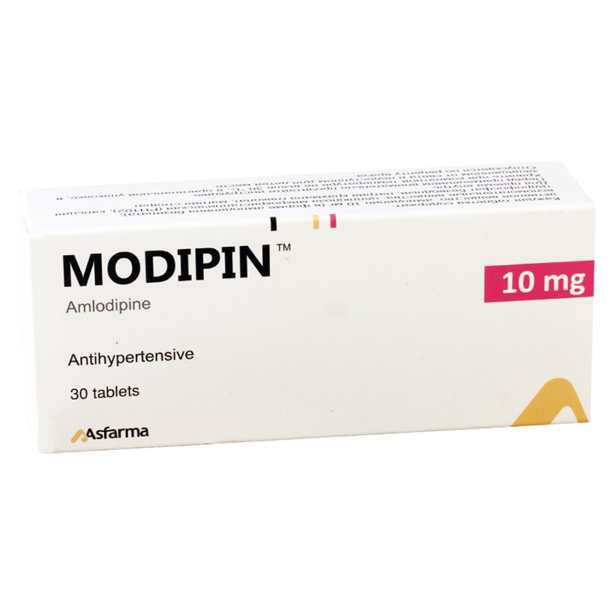 მოდიპინი - Modipin 10მგ 30 ტაბლეტი