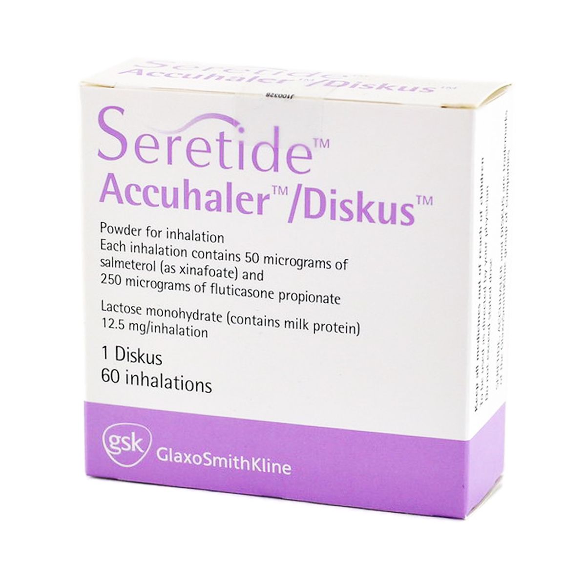 სერეტიდი დისკუსი - Seretide Discus 50/250მკგ საინჰალაციო ფლაკონი