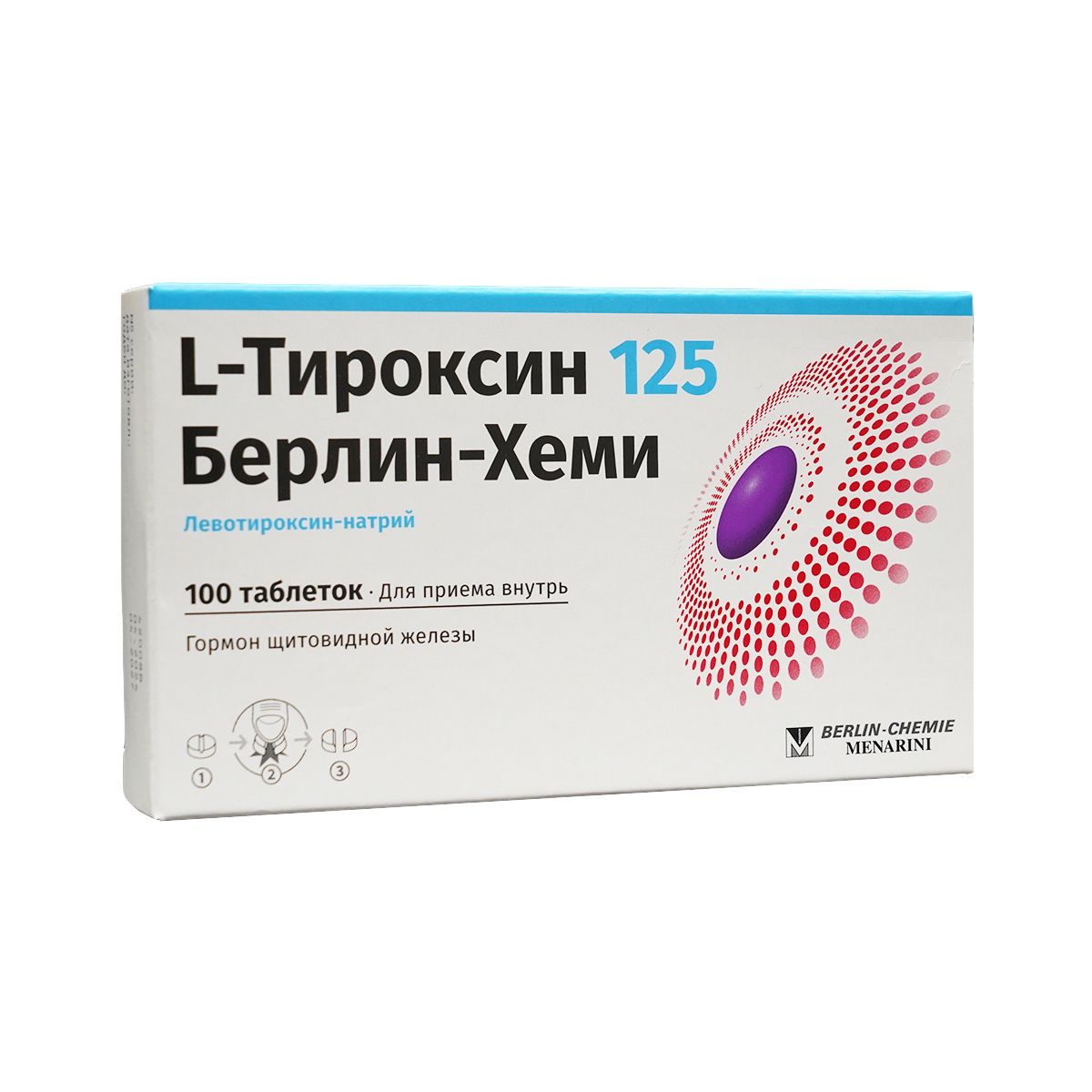 ლ-თიროქსინი - L-Thyroxin 125მკგ 100 ტაბლეტი