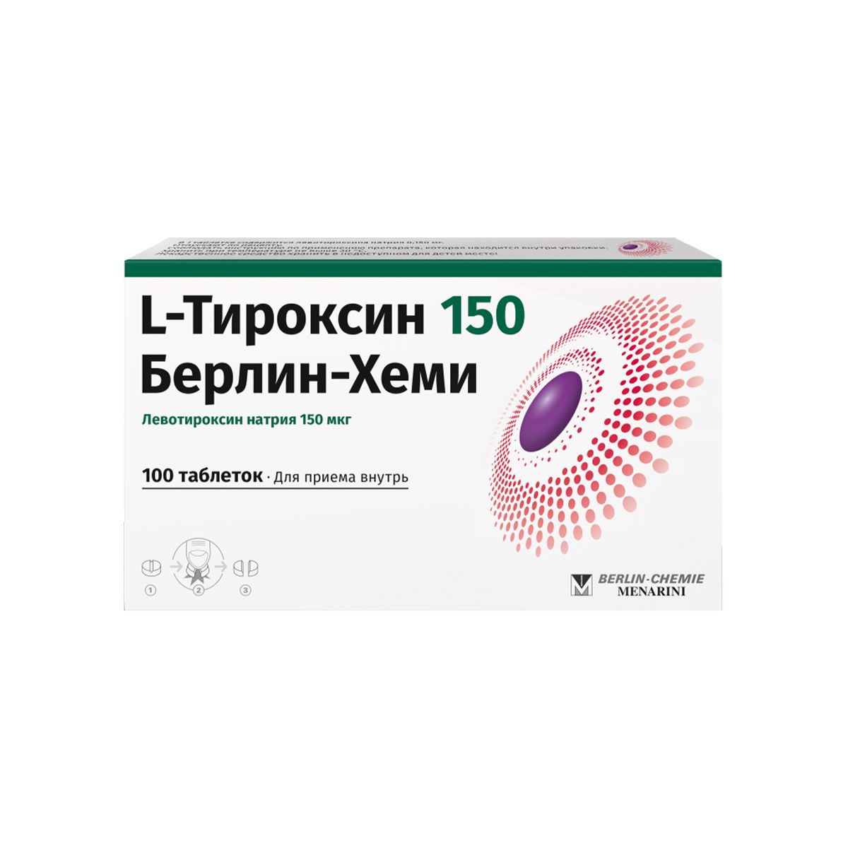 ლ-თიროქსინი - L-Thyroxin 150მკგ 100 ტაბლეტი