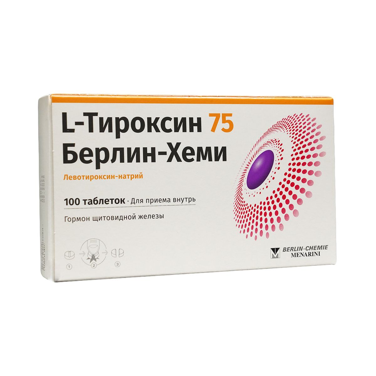 ლ-თიროქსინი - L-Thyroxin 75მკგ 100 ტაბლეტი
