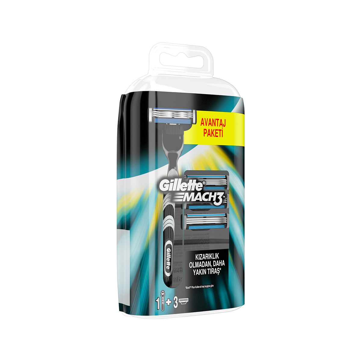 საპარსი დანადგარი მაჩ-3 1+3პირით 5570 ჯილეტი - Gillette
