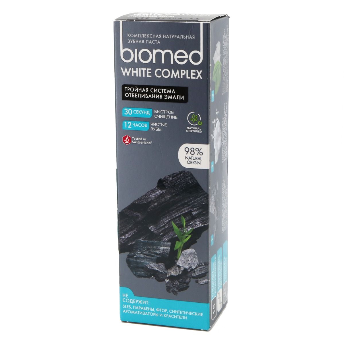 კბილის პასტა white complex 100გ 0424 ბიომედი - Biomed