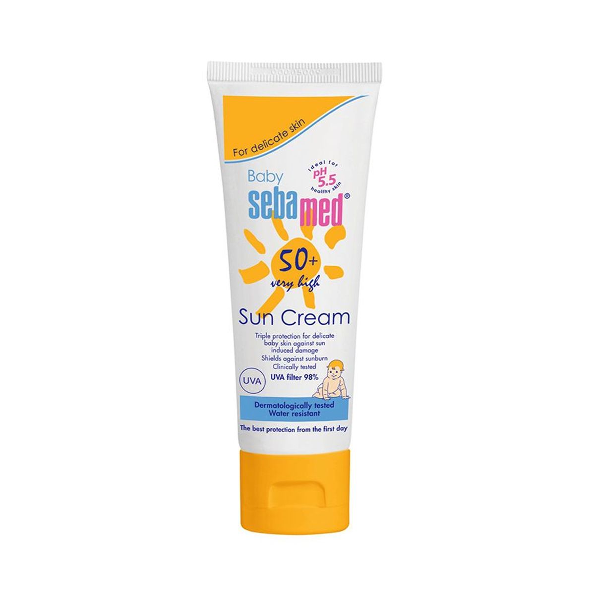 ბავშვის მზის დამცავი კრემი SPF50+ 8340 სებამედი - Sebamed
