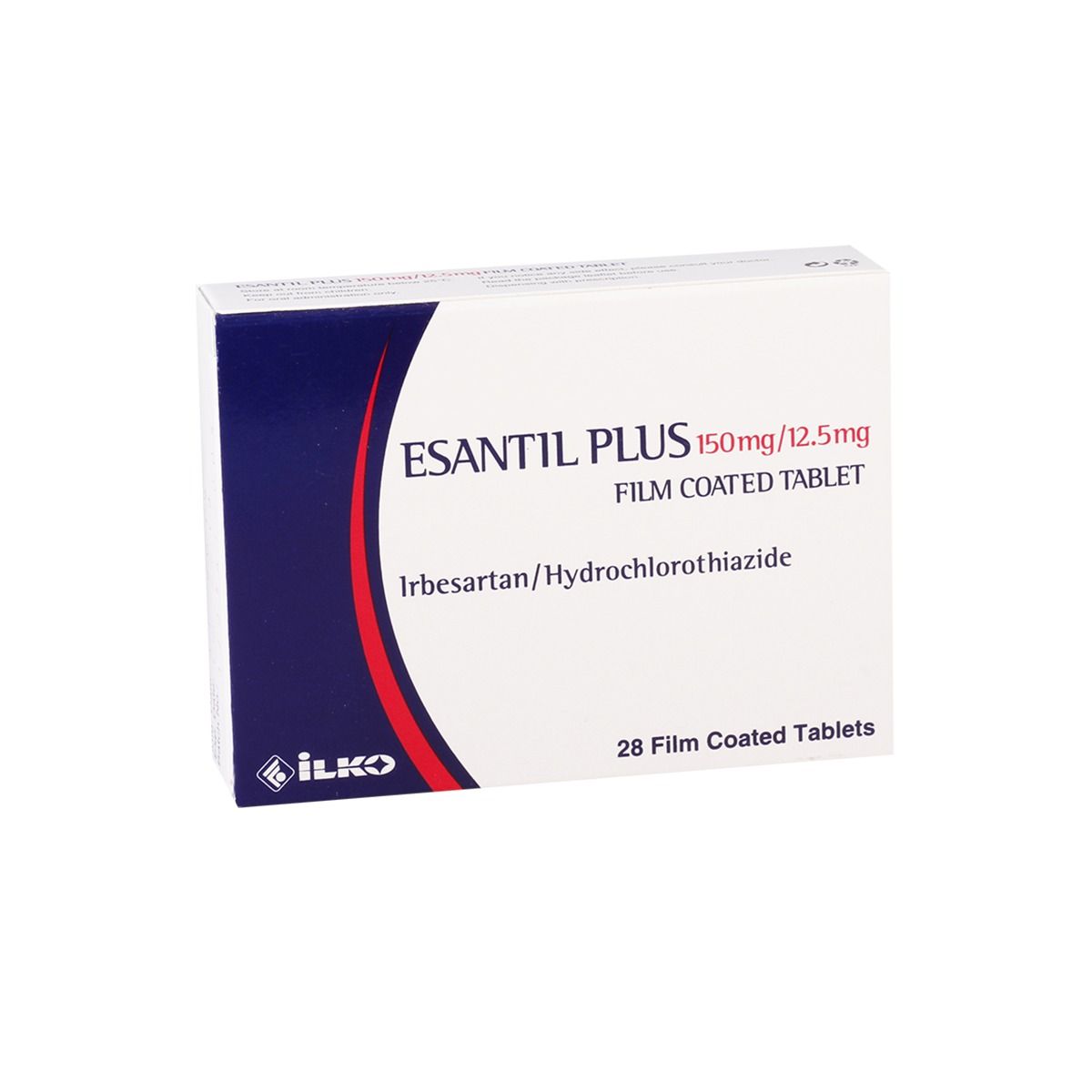 ესანტილი პლუსი - Esantil plus 150+12.5მგ 28 ტაბლეტი