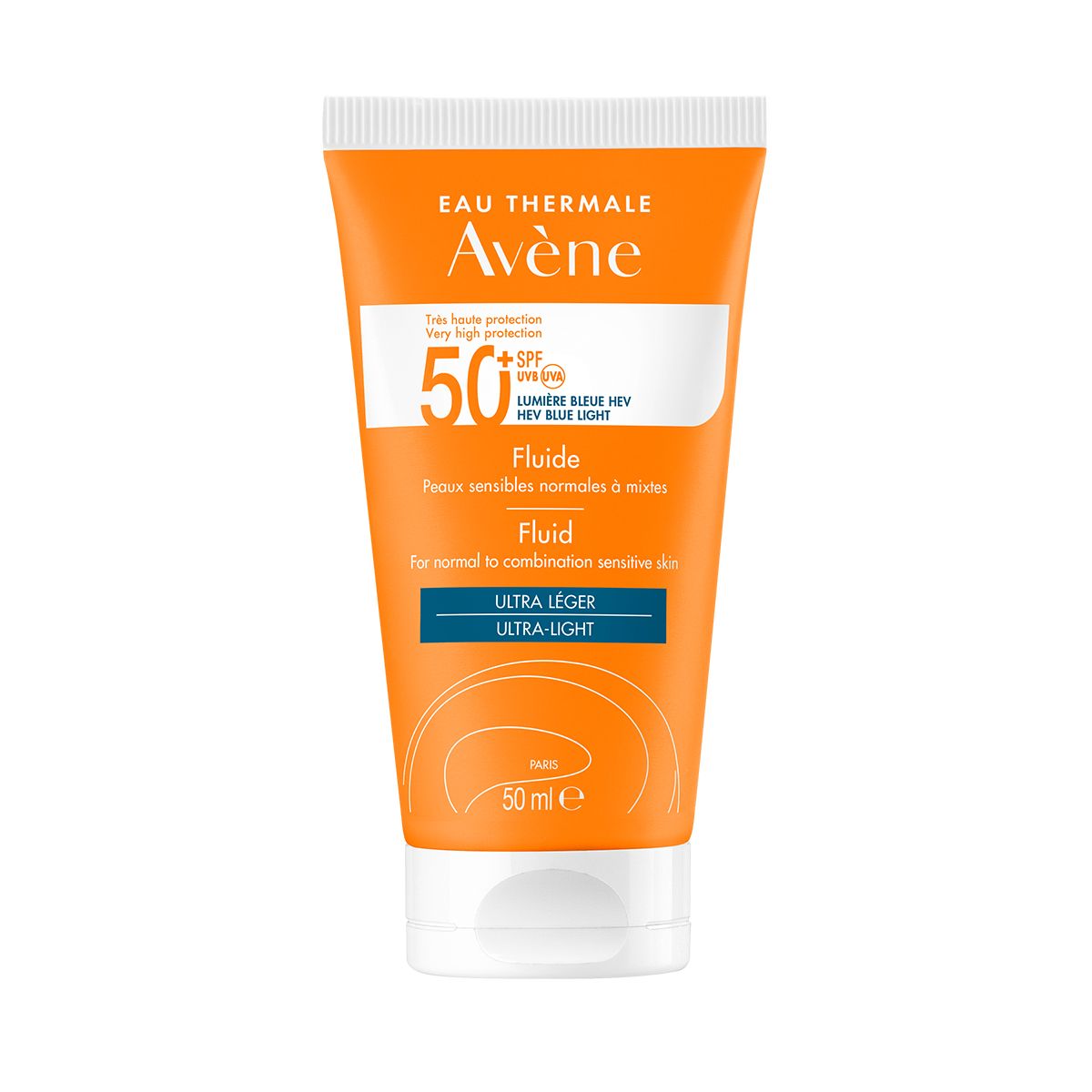 მზისგან დამცავი ფლუიდი SPF50+ 50მლ 2047/9074 ავენი - Avene