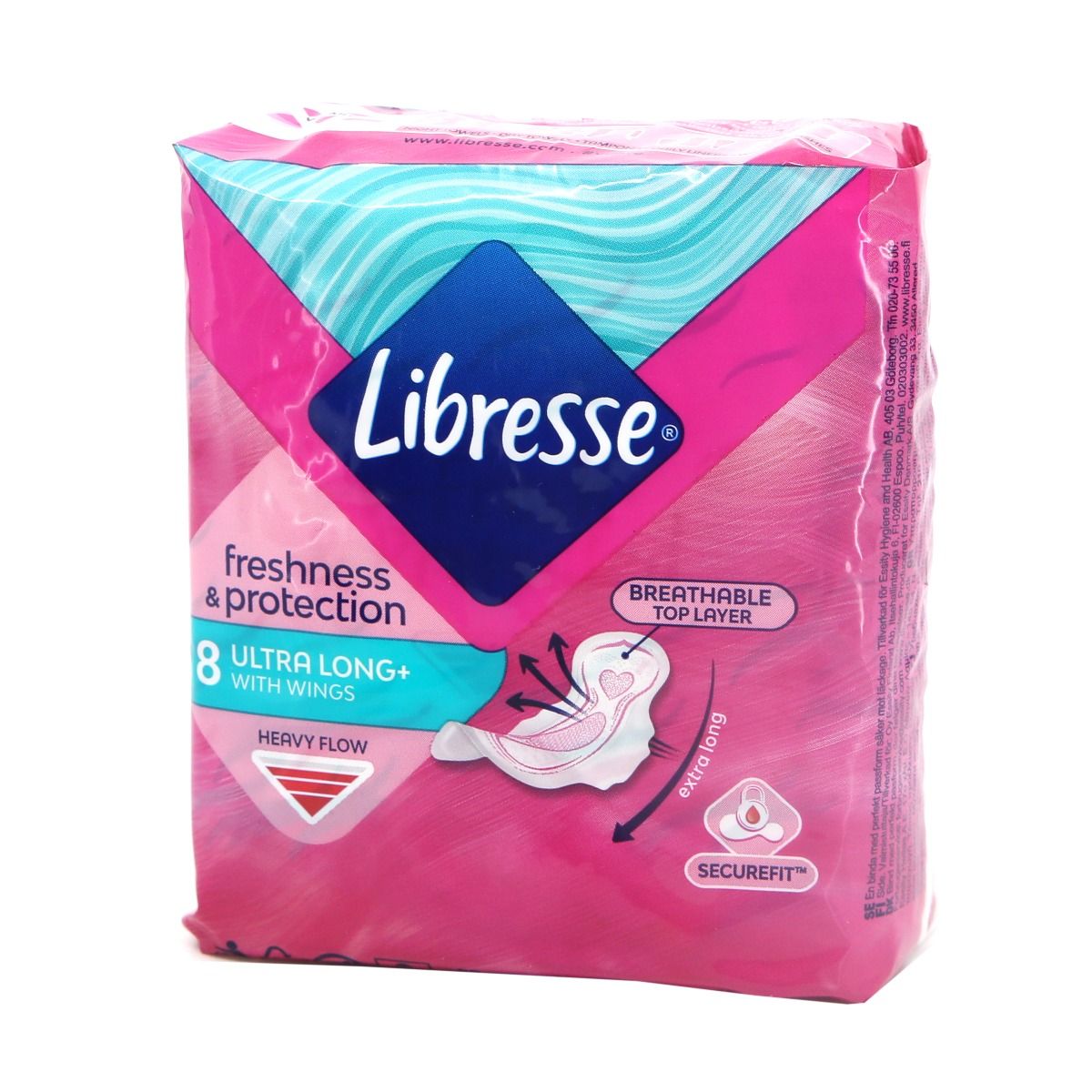ქალის ჰიგიენური საფენი Ultra Long+ 8 ცალი 8480 ლიბრესი - Libresse