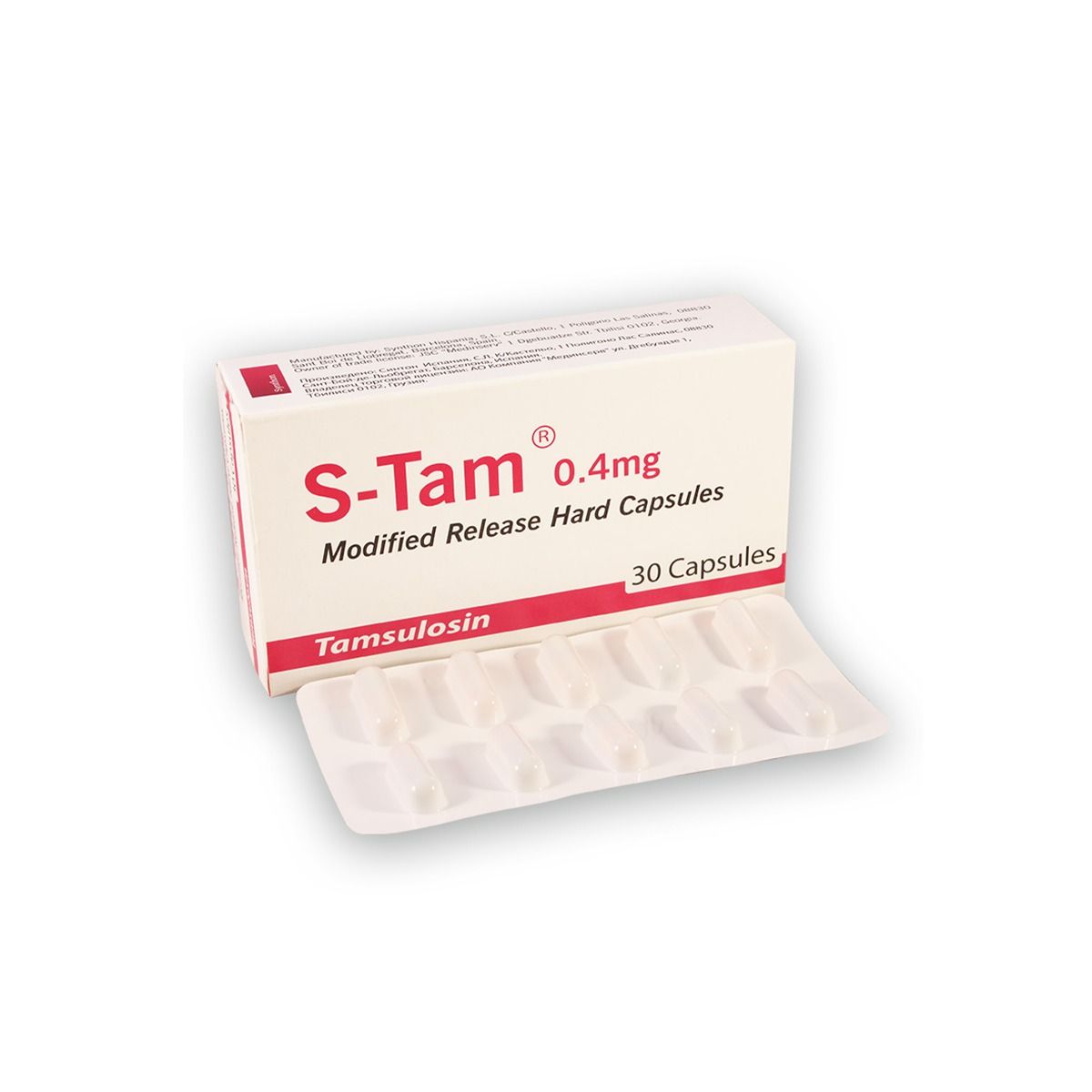 ეს-ტამი - S-Tam 0.4მგ 30 კაფსულა
