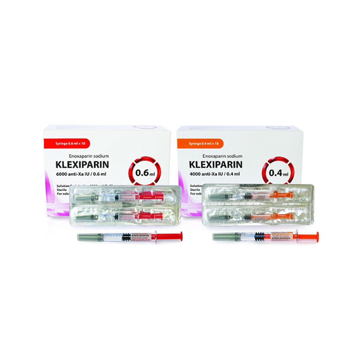 კლექსიპარინი - Klexiparin 60მგ/0.6მლ 10 შპრიცი