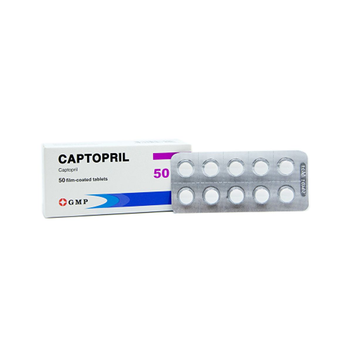 კაპტოპრილი - Captopril 50მგ 50 ტაბლეტი