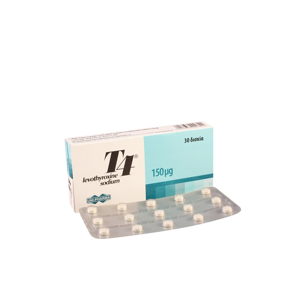 ტ4 - T4 150მკგ 30 ტაბლეტი