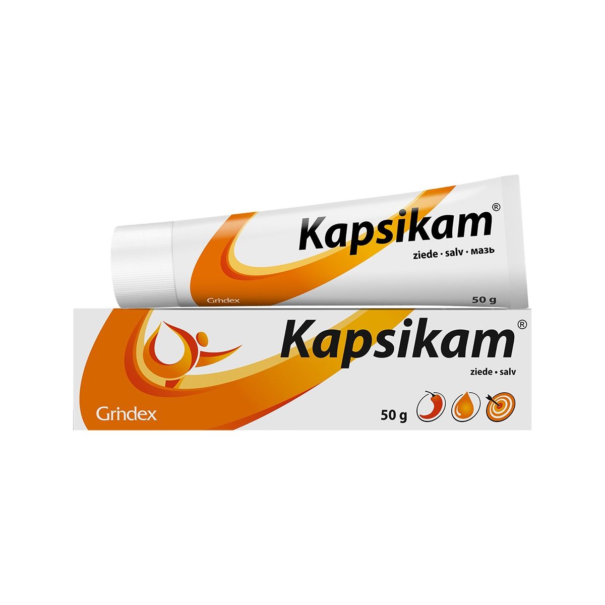 კაპსიკამის - Kapsikam მალამო ტუბი 50გ