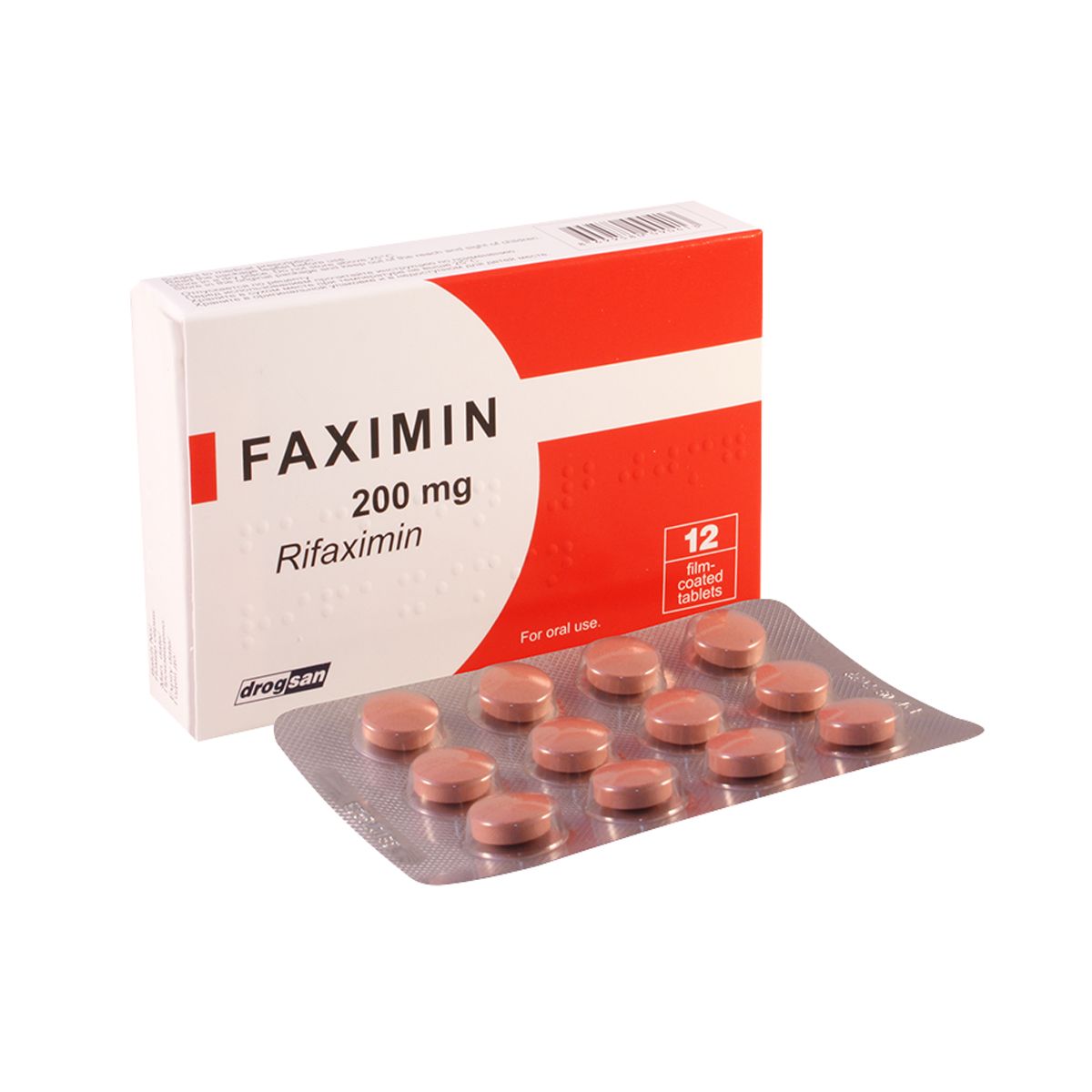 ფაქსიმინი - Faximin 200მგ 12 ტაბლეტი