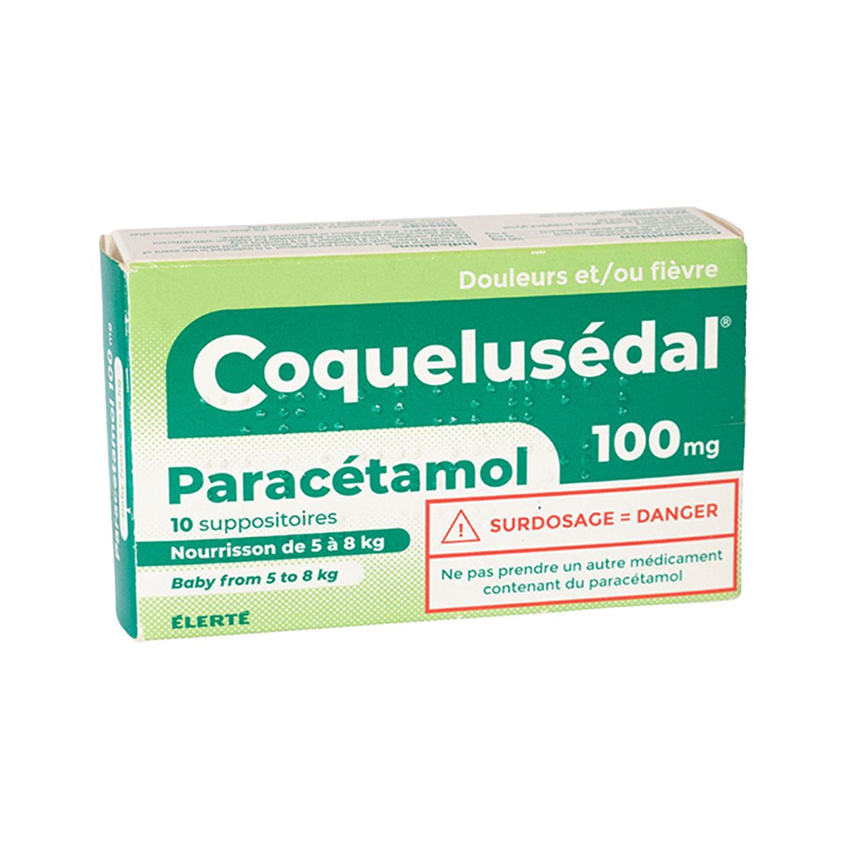 პარაცეტამოლი - Paracetamol 100მგ კოკლუსედალი 10 სუპოზიტორია
