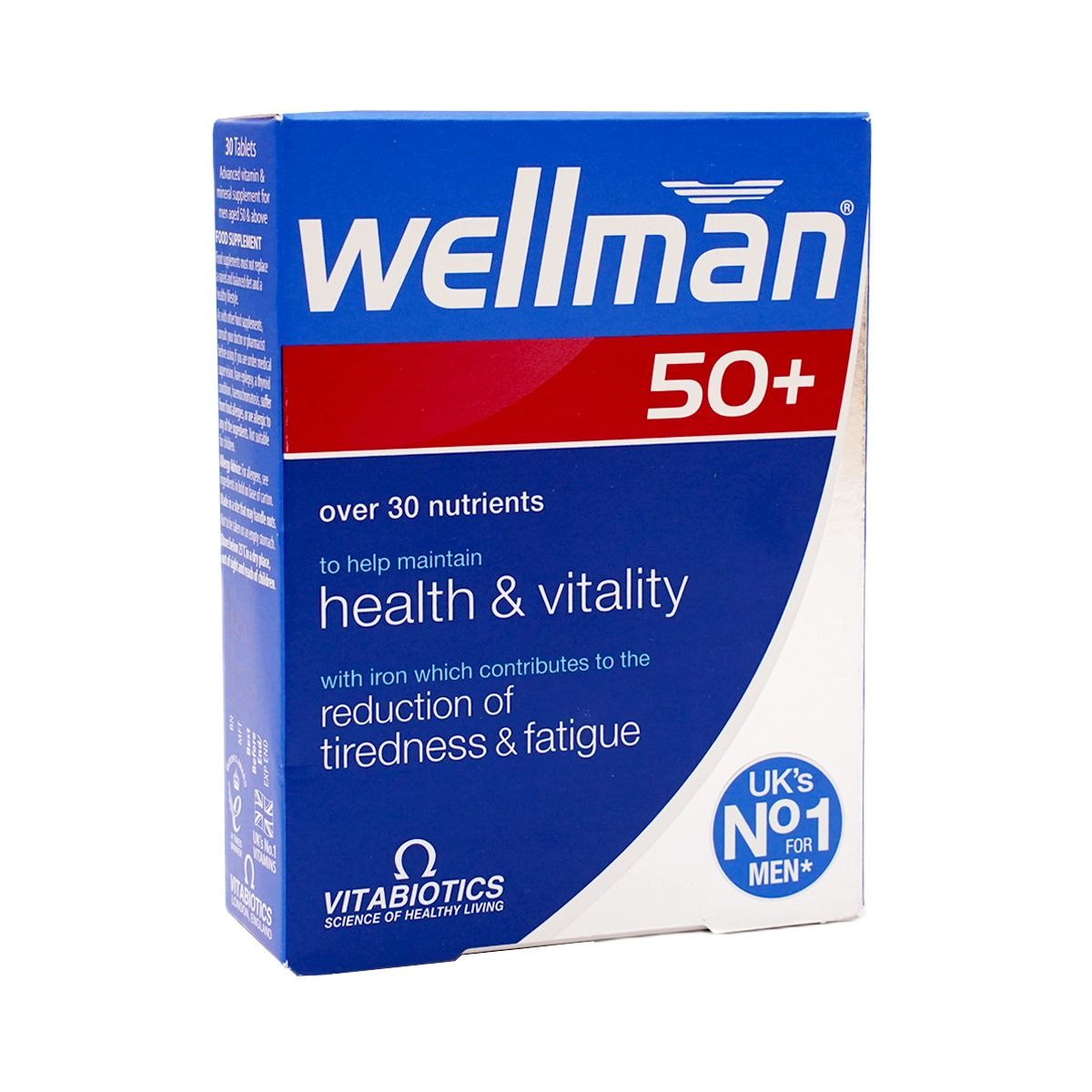 ველმენი 50+ 30 ტაბლეტი ვიტაბიოტიკსი - Vitabiotics