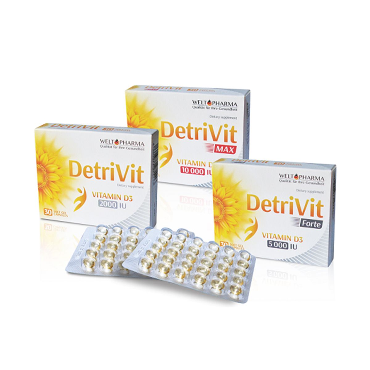 დეტრივიტი - Detrivit 2000IU 30 კაფსულა