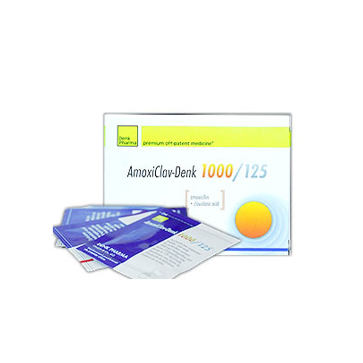 ამოქსიკლავ-დენკი - Amoxiklav-denk 1000/125 12 პაკეტი