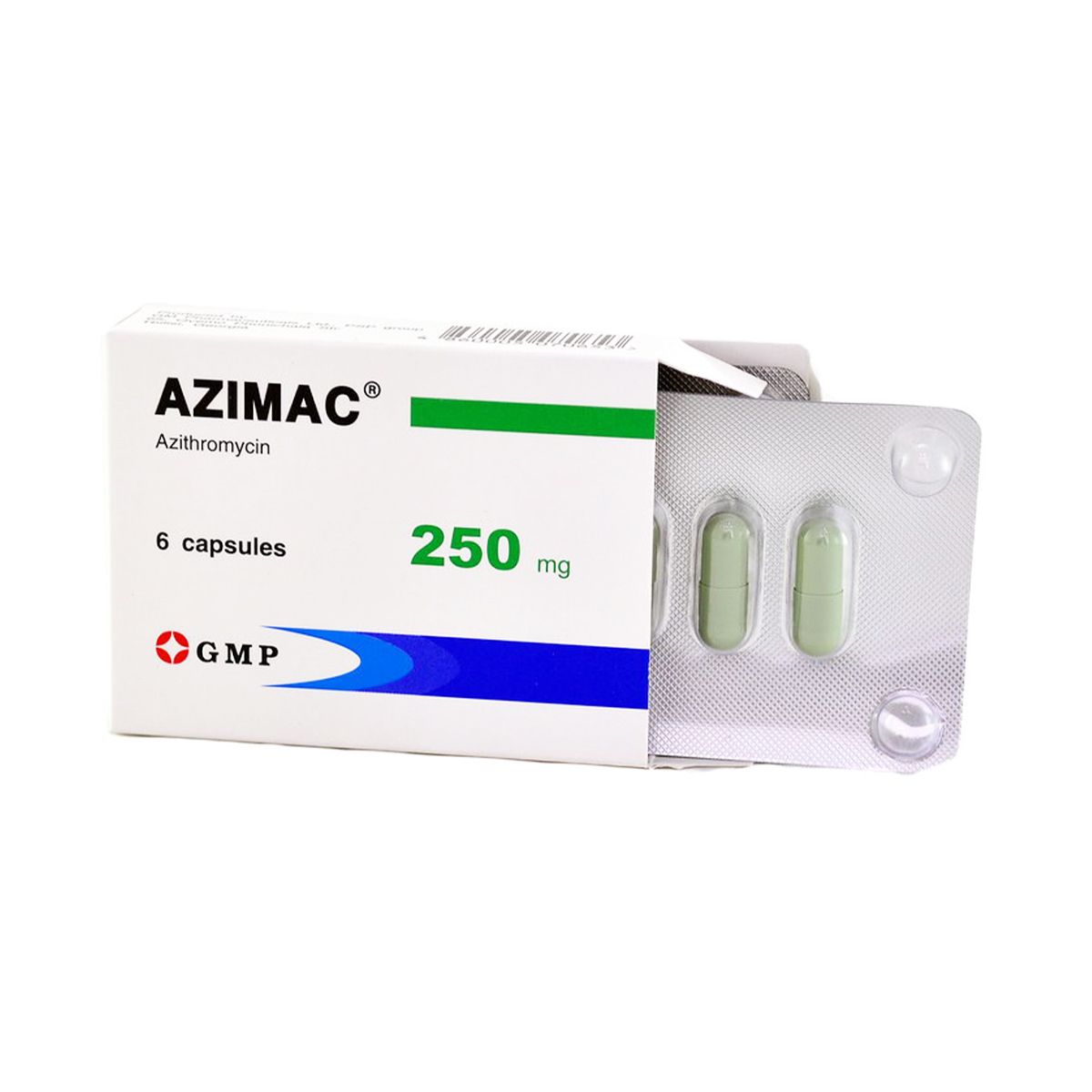 აზიმაკი - Azimac 250 მგ. 6 კაფსულა