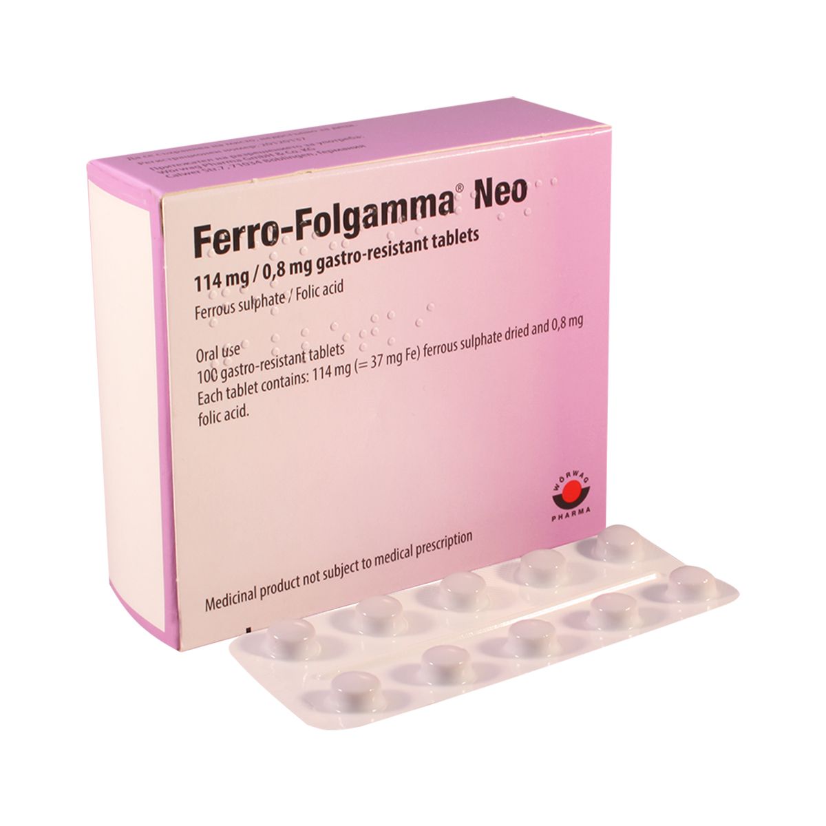 ფერო-ფოლგამა - Ferro-Folgamma ნეო 100 ტაბლეტი