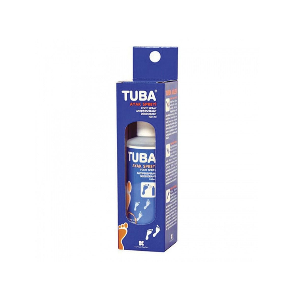 ფეხის სპრეი 100მლ ტუბა - Tuba