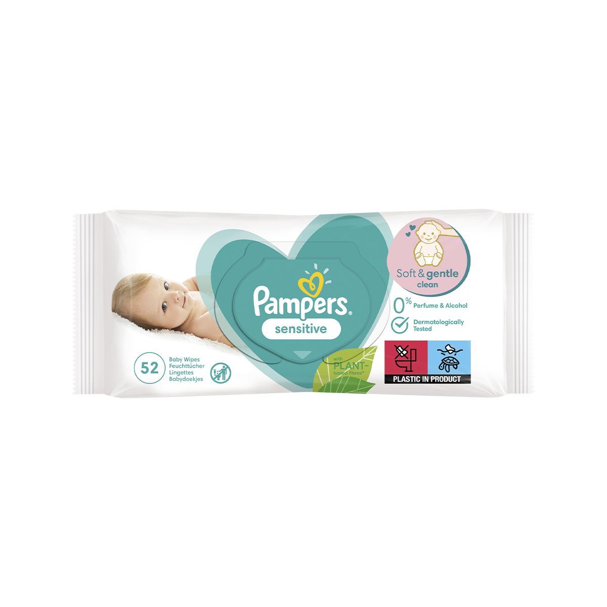 პამპერსი - Pampers სველი ხელსახოცი 52 ცალი 1391