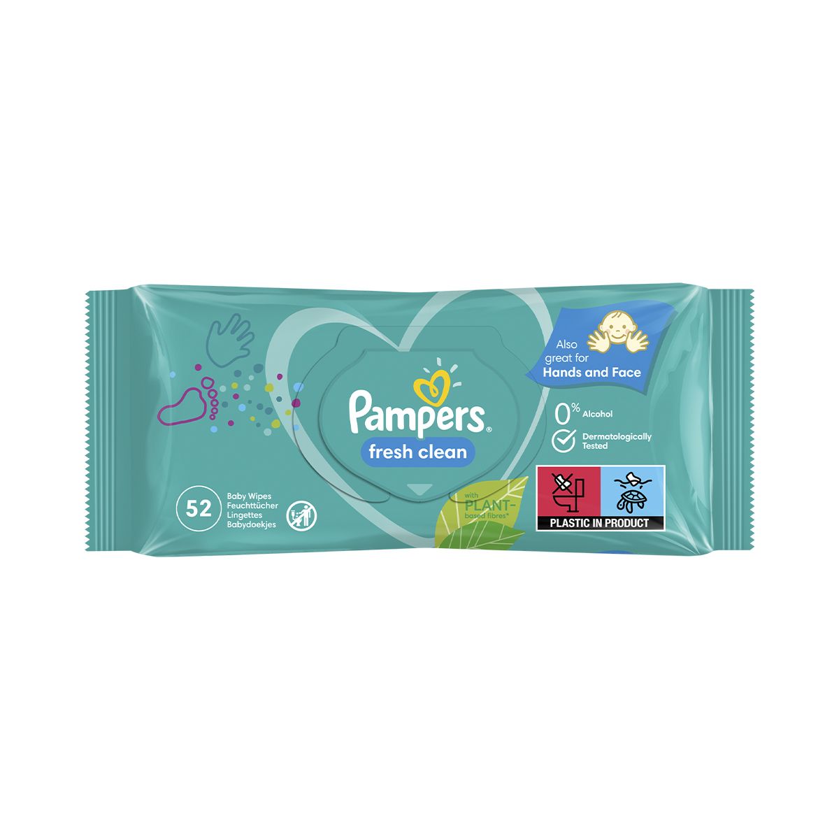 პამპერსი - Pampers სველი ხელსახოცი 52 ცალი 1360