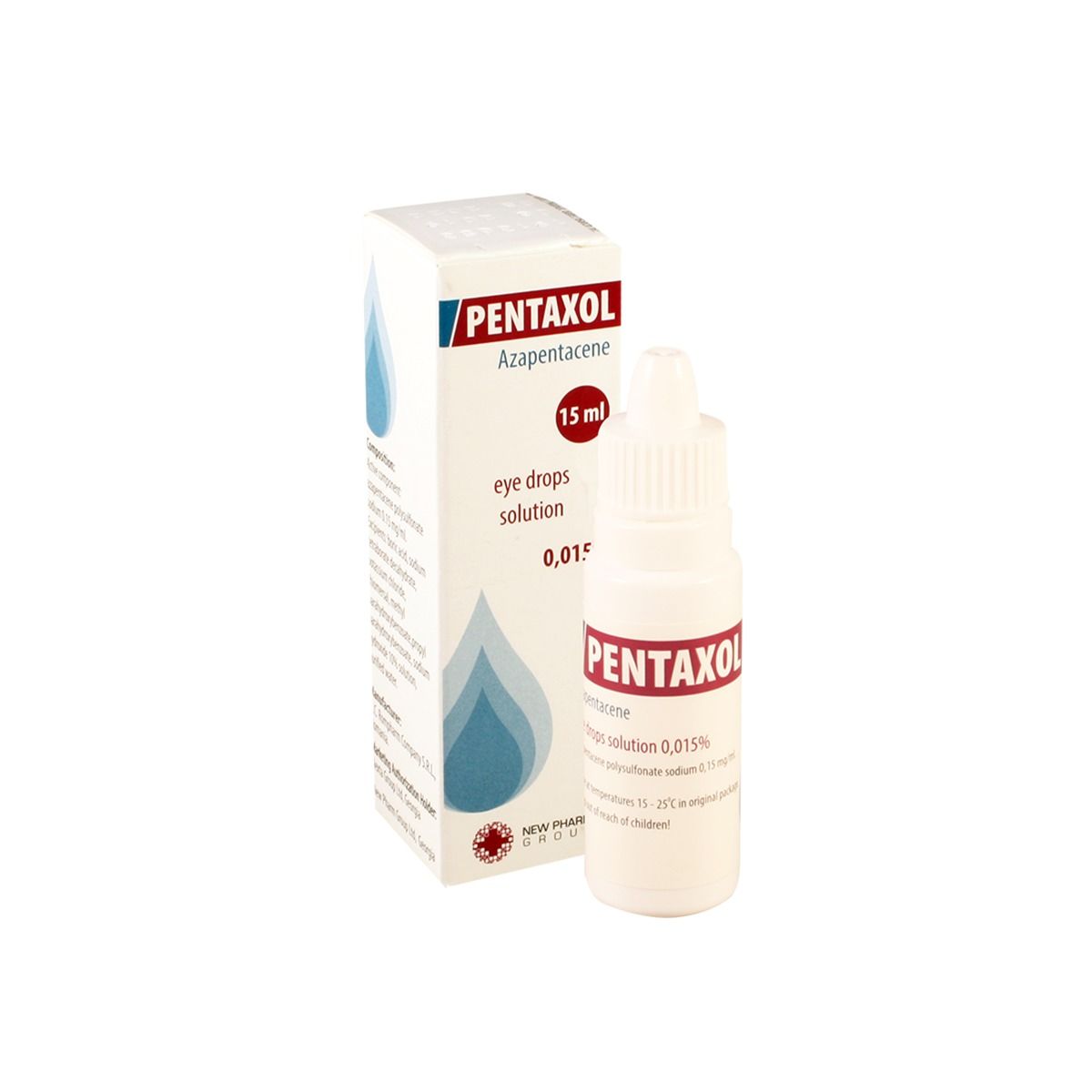 პენტაქსოლი - Pentaxol თვალის წვეთები 0.015% 15მლ