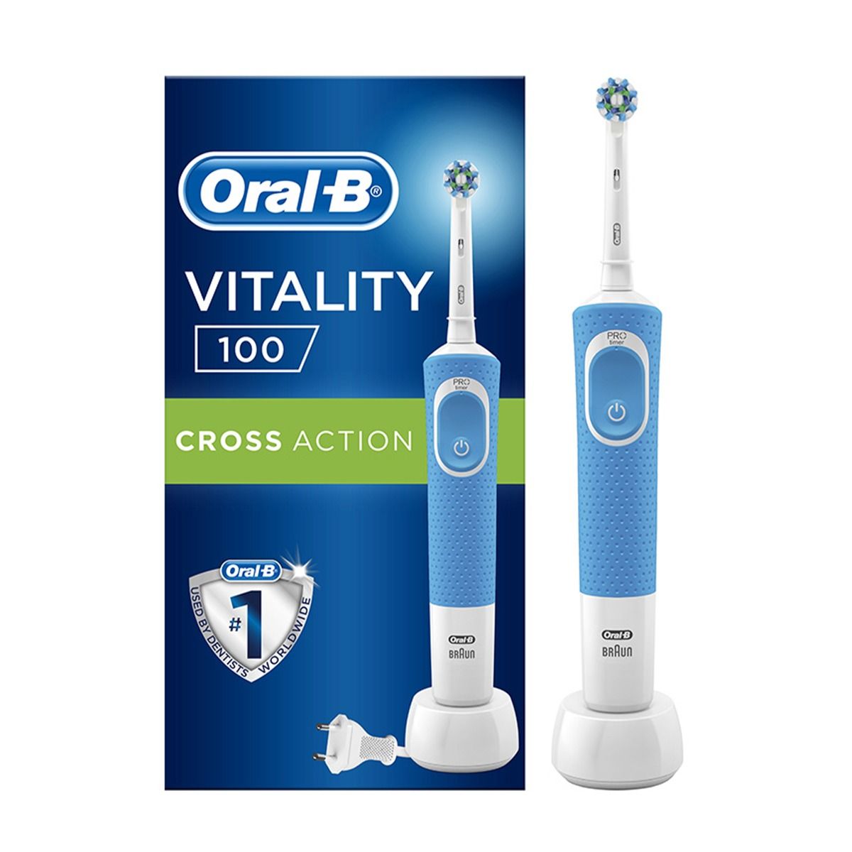 Oral-B - ორალ ბი კბილის ჯაგრისი ელექტრო - ცისფერი 2336