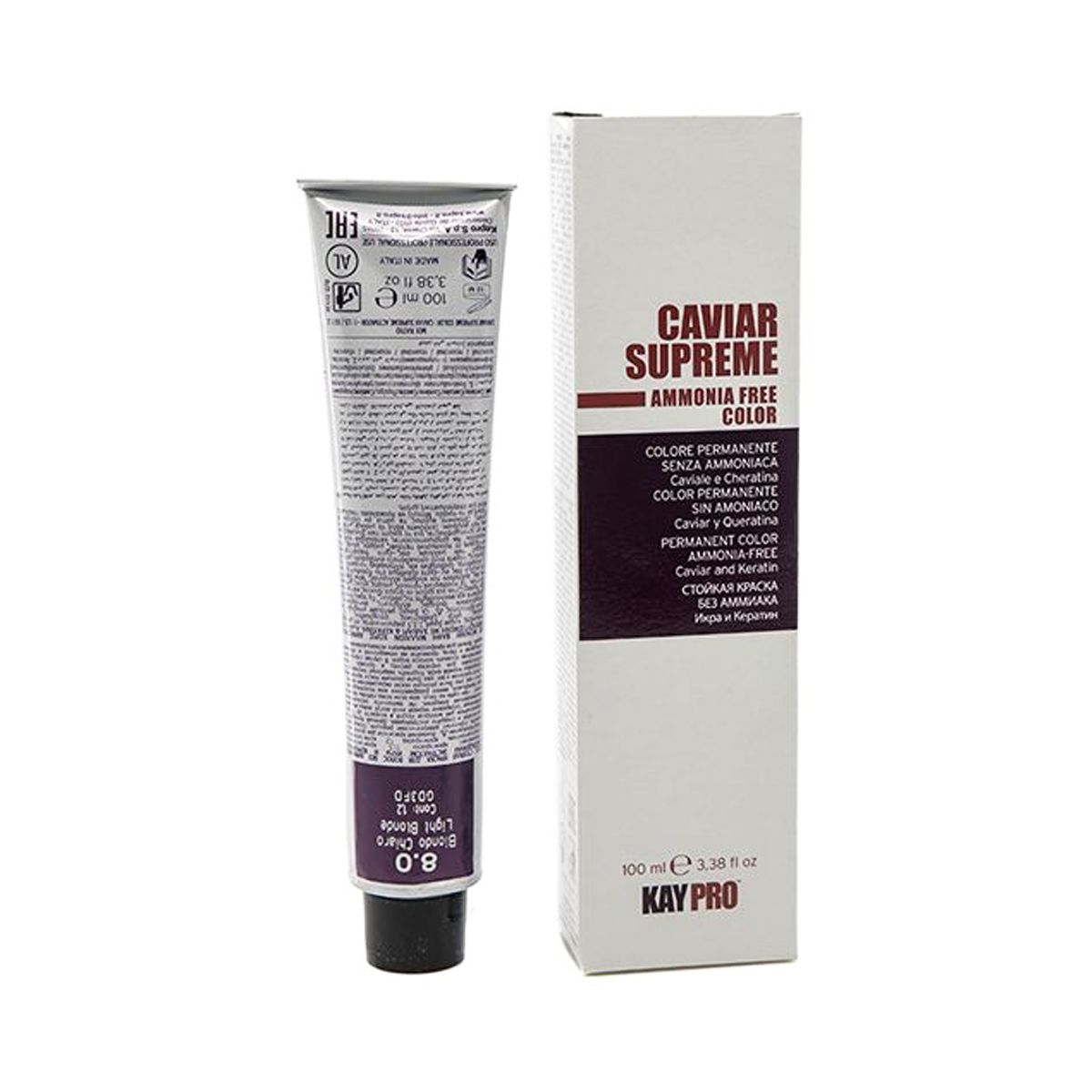 თმის საღებავი Caviar Supreme 8.0 9666 კეიპრო - Kaypro
