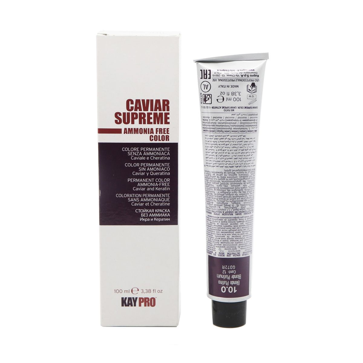 თმის საღებავი Caviar Supreme 10.0 9680 კეიპრო - Kaypro